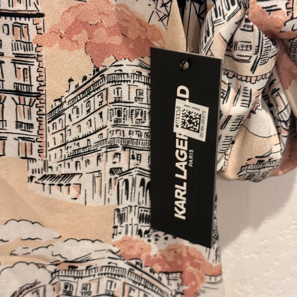 Karl Lagerfeld long sleeve/turnup button down Shirt (preloved- no tags) - Picture 4 of 9